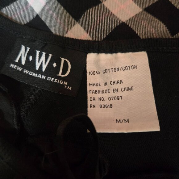 Y2K Black Lace Up Corset Milkmaid Top size M Fairy Goth Grunge Vampy Witchy - Picture 9 of 9